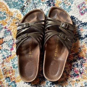 Size 40 L Birkenstock sandals.